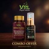 VRL Ayurveda Stamina-24 Capsules & Yovan Booti Oil Combo | Ayurvedic Energy, Stamina, Vitality & Overall Wellness Support