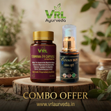 VRL Ayurveda Stamina-24 Capsules & Yovan Booti Oil Combo | Ayurvedic Energy, Stamina, Vitality & Overall Wellness Support